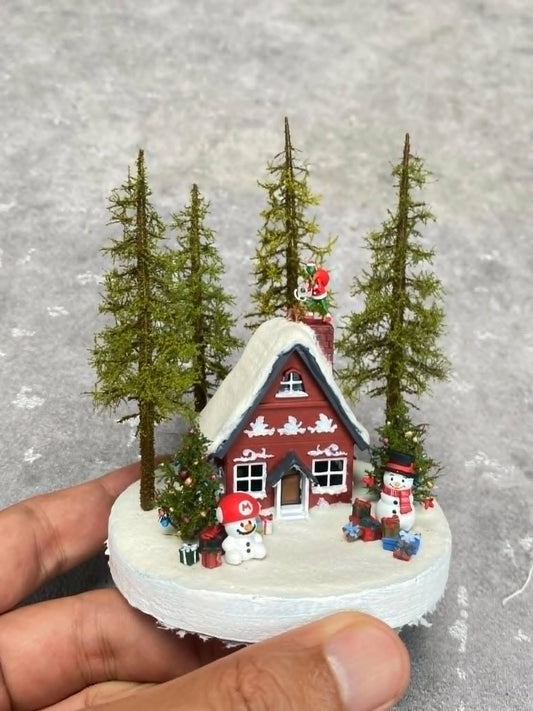 Mini Christmas diorama-HO scale