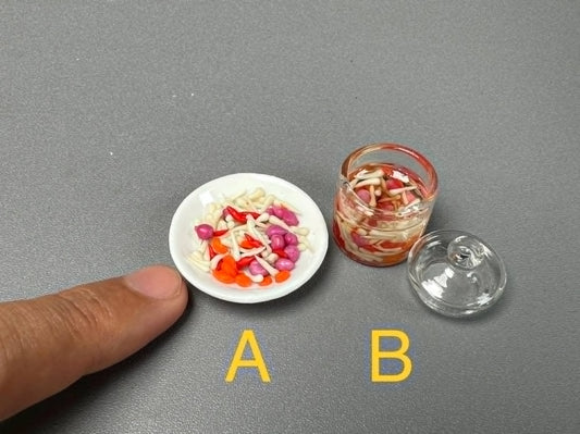 1/12 Vietnamese Pickled for tet holiday Clay Miniature Food