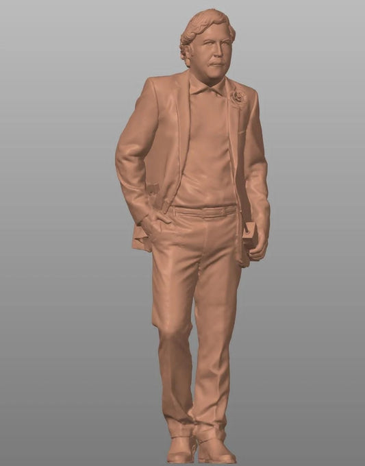 Pablo figurine handpaint high detail 1:18 to HO scale