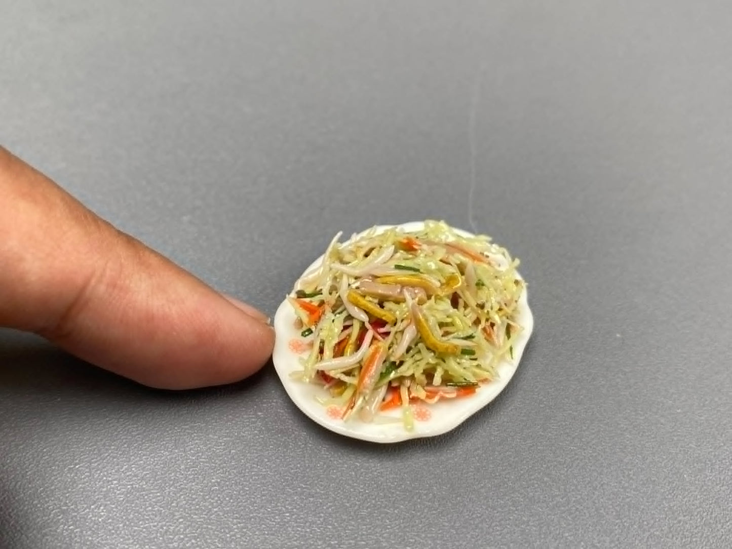 1/12 Chicken salad vietnamese style clay miniature