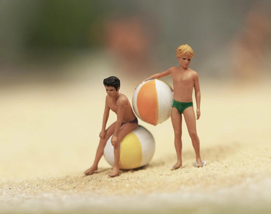 Beach boy figure HO 1:64 Scale handpaint high detail