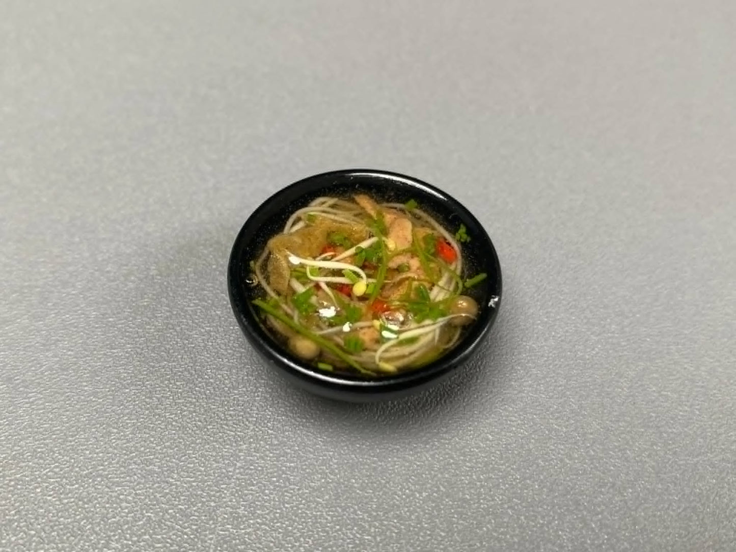 1/12 Pho vietnamese Beef noodle soup  clay miniature