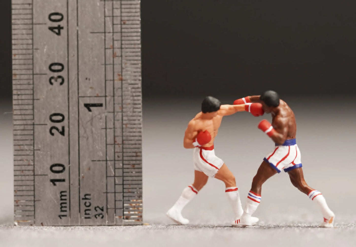 Rocky creed figure hand painted high detail 1:18 to HO scale