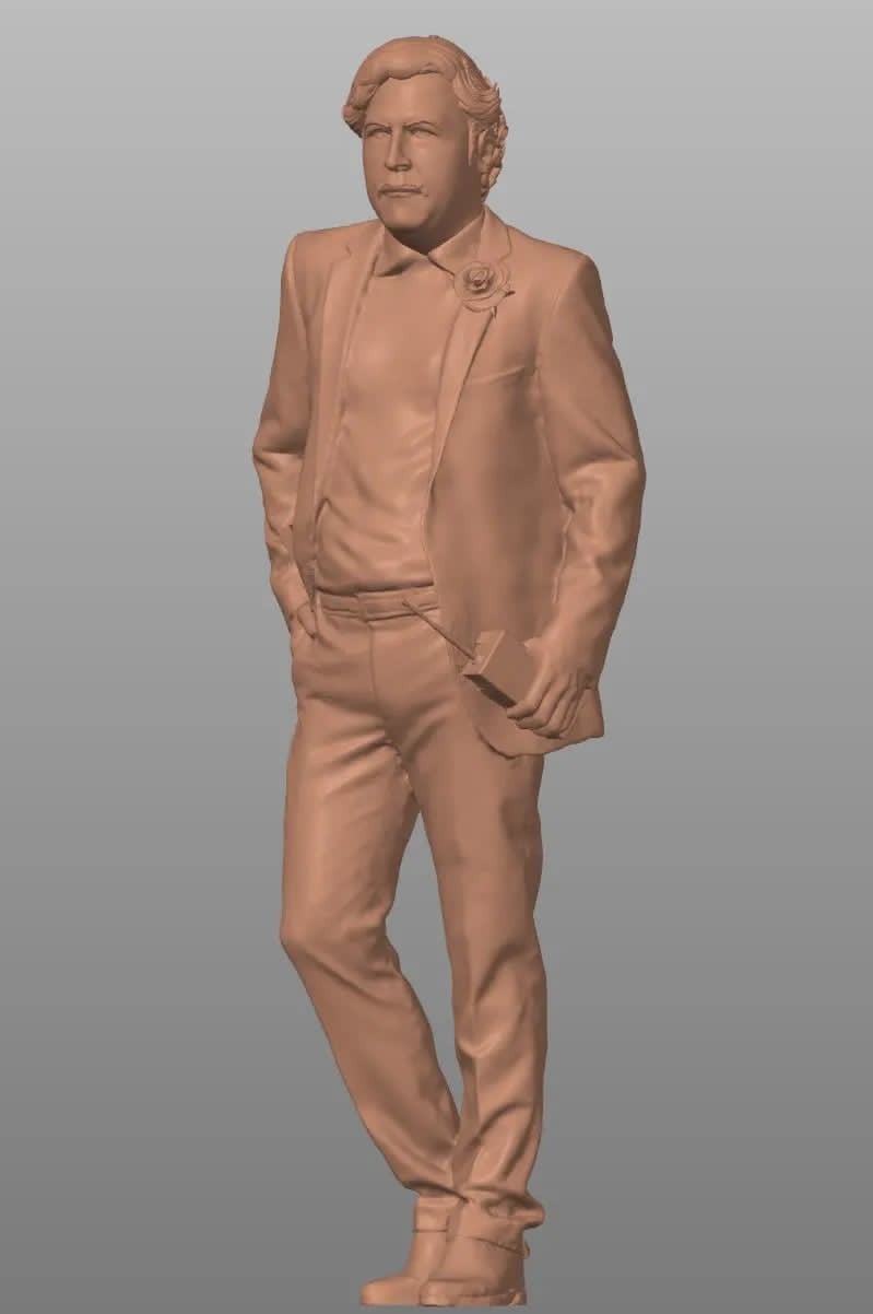 Pablo figurine handpaint high detail 1:18 to HO scale