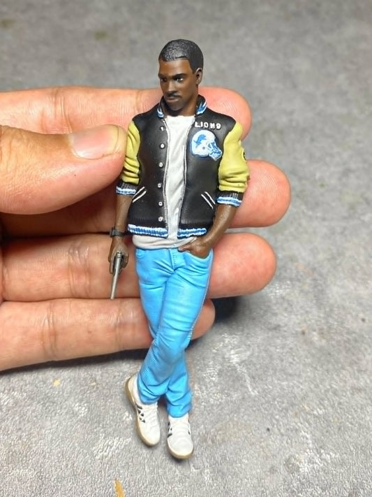 Eddie Beverly figurine handpaint high detail 1:18 to HO scale