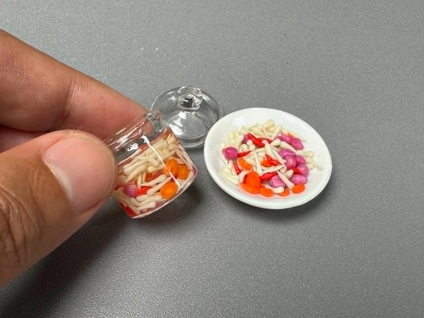 1/12 Vietnamese Pickled for tet holiday Clay Miniature Food