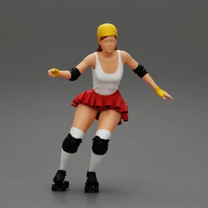 Skate figure HO 1/64 1/18 1/43 Scale handpaint high detail