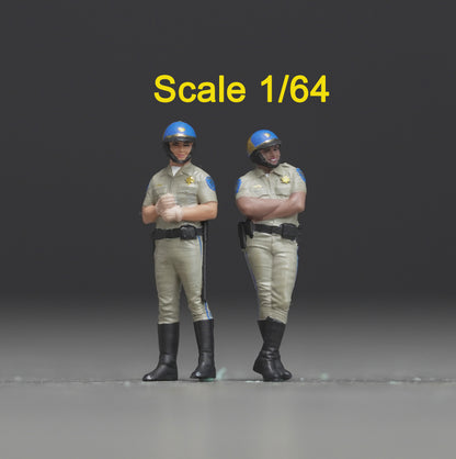 CHIP highway patrol high detail painted scale 1/18