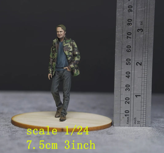 Camouflage Shirt Man figure 1:18 to HO scale handpaint high detail