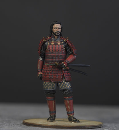 Tom samurai figure 1:18 to HO scale handpaint high detail