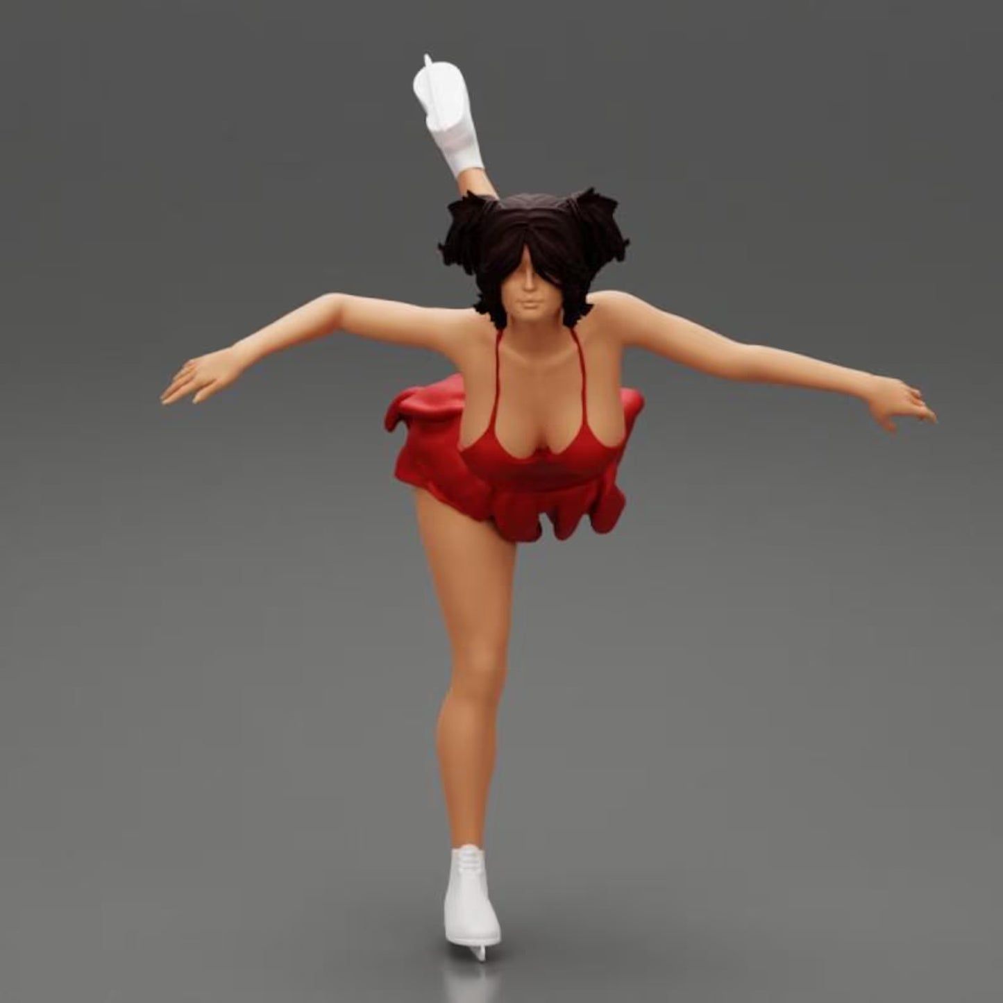 Ice skating figure HO 1/64 1/43 1/24 1/18 Scale handpaint high detail