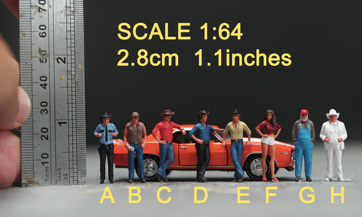 Du.ke figure HO 1/64 1/18 1/43 Scale handpaint high detail