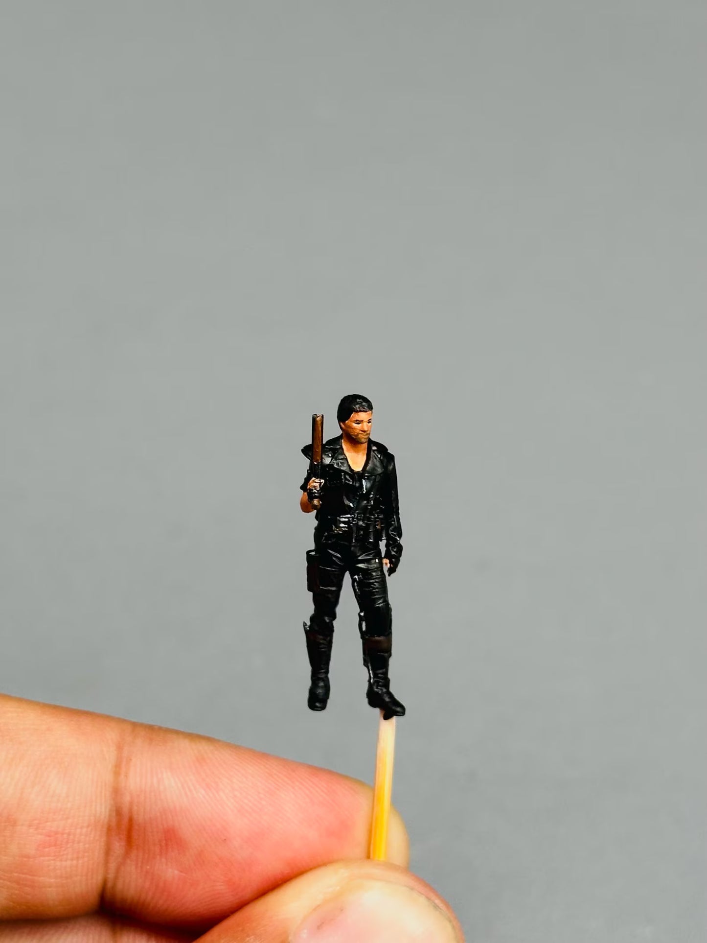 Black man figure HO 1/64 1/43 1/24 1/18 Scale handpaint high detail