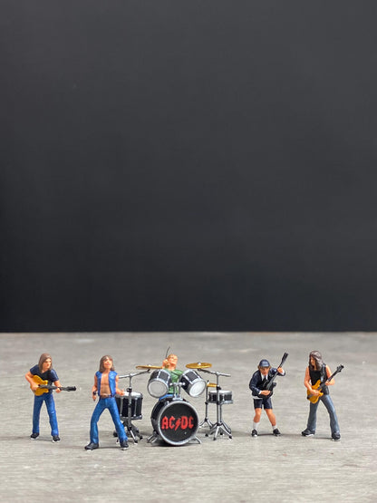 CD  rock band figure HO 1/64 1/18 1/43 Scale handpaint high detail