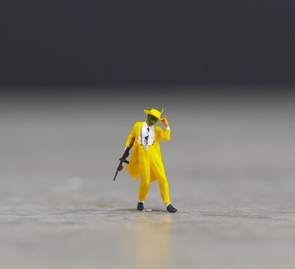 Scary man figure HO 1/64 1/43 1/24 1/18 Scale handpaint high detail