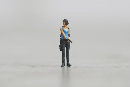 Girl figure HO 1/64 1/43 1/24 1/18 Scale handpaint high detail