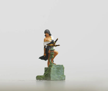Girl figure HO 1/64 1/43 1/24 1/18 Scale handpaint high detail