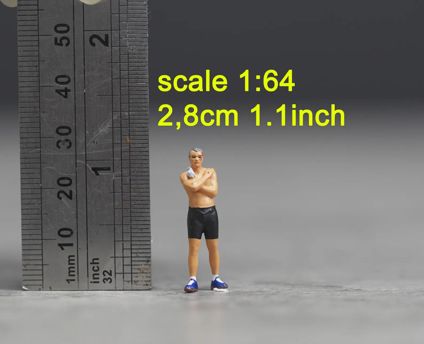Roy figure HO 1/64 1/43 1/24 1/18 Scale handpaint high detail