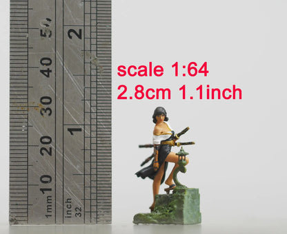 Girl figure HO 1/64 1/43 1/24 1/18 Scale handpaint high detail