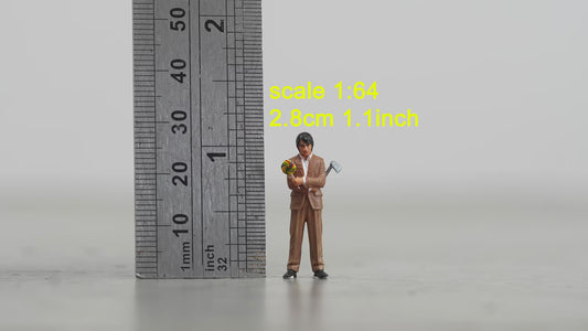 Man figure HO 1/64 1/43 1/24 1/18 Scale handpaint high detail