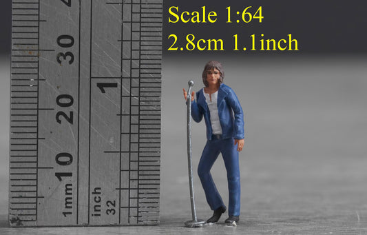 Singer Rock figure HO 1/64 1/43 1/24 1/18 Scale handpaint high detail