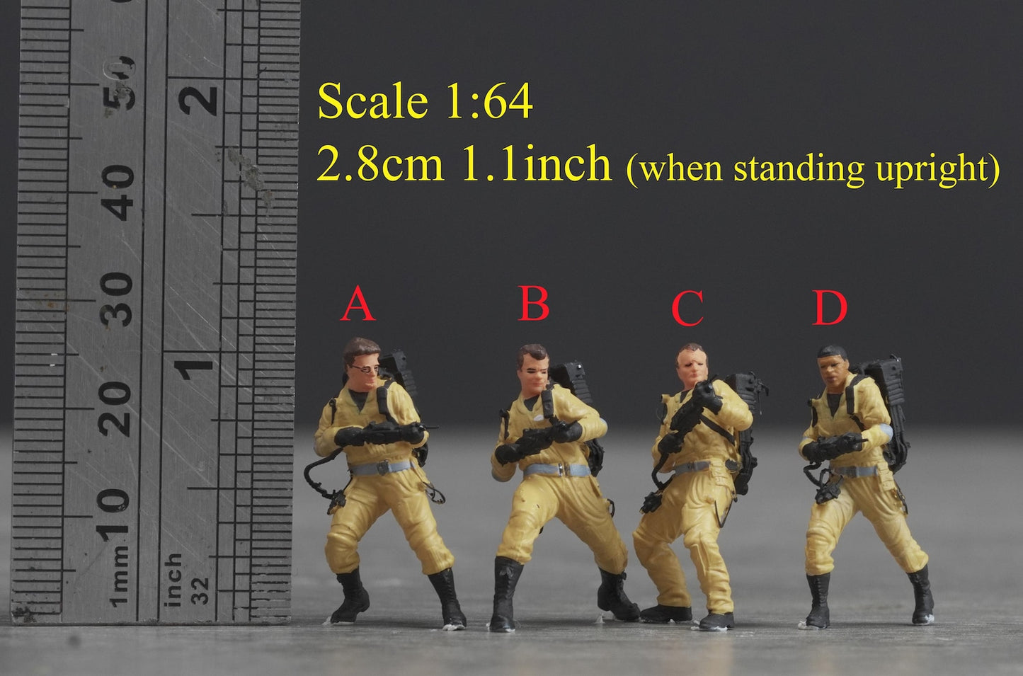 New Ghost figure HO 1/64 1/43 1/24 1/18 Scale handpaint high detail