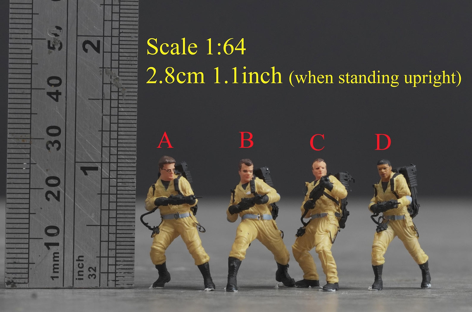 New Ghost figure HO 1/64 1/43 1/24 1/18 Scale handpaint high detail