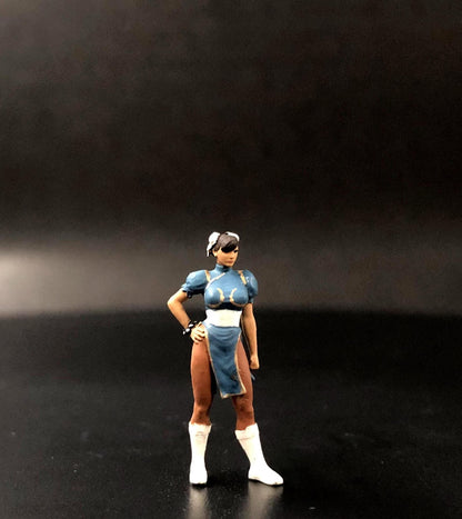 Girl figure HO 1/64 1/43 1/24 1/18 Scale handpaint high detail
