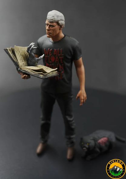 Horror man figure hand paint high detail 1:18 scale