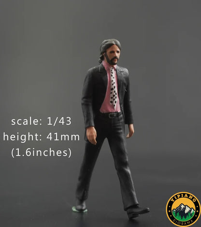 The Abbey band figure 1/24 1/43 1/64 HO scale handpaint high detail