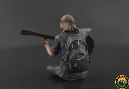 Ellie play guitar TLOU handpaint high detail 1/24 1/18 scale