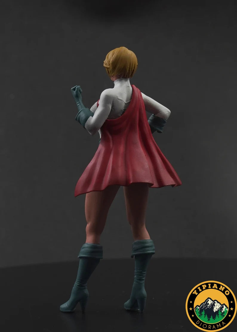 Cartoon girl figure handpaint high detail 1:18 to HO scale