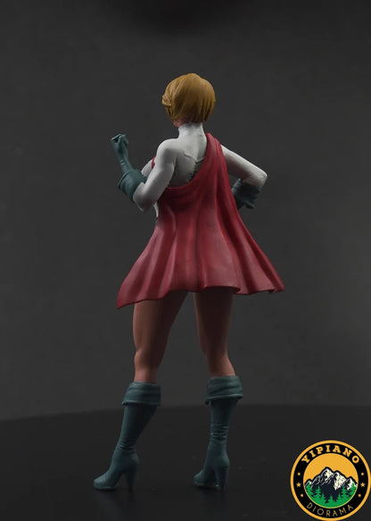 Cartoon girl figure handpaint high detail 1:18 to HO scale