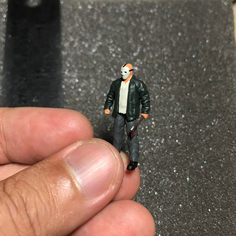 Killer Horror figure (For Custom) 1:18 to HO scale handpaint high detail for Halloween