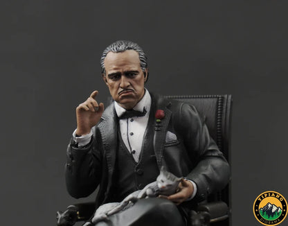 Father with cat figure handpaint high detail 1:18 SCALE