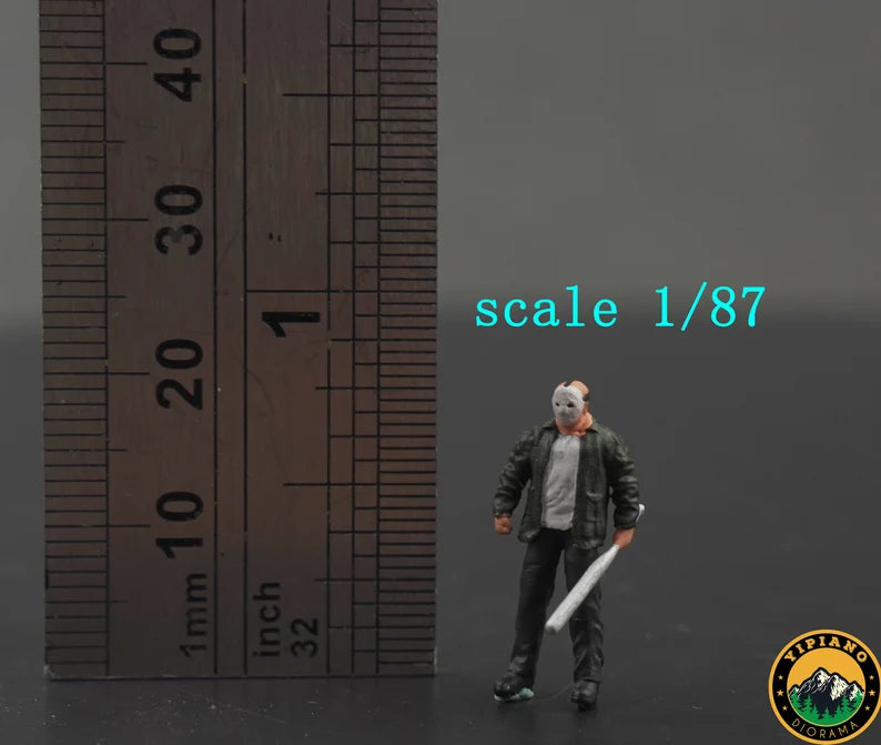 Killer Horror figure (For Custom) 1:18 to HO scale handpaint high detail for Halloween