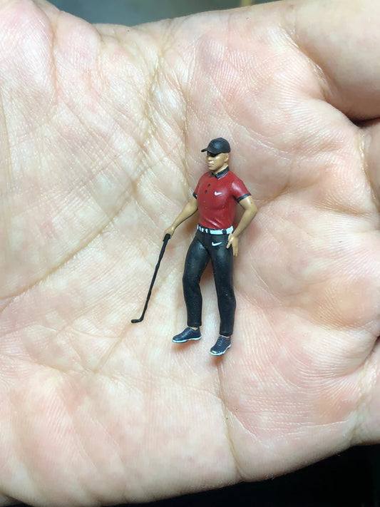 HO & 1:64 scale Golfer figure
