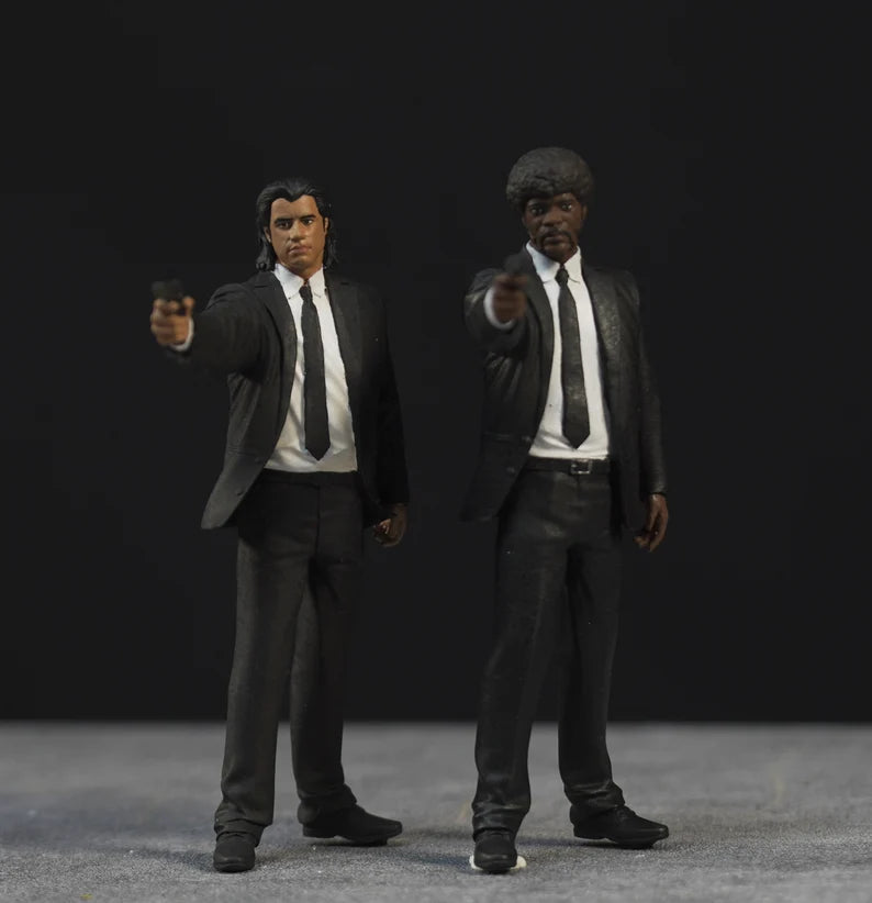 2 man figure handpaint high detail 1:18 to HO scale