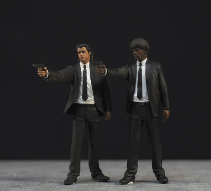 2 man figure handpaint high detail 1:18 to HO scale