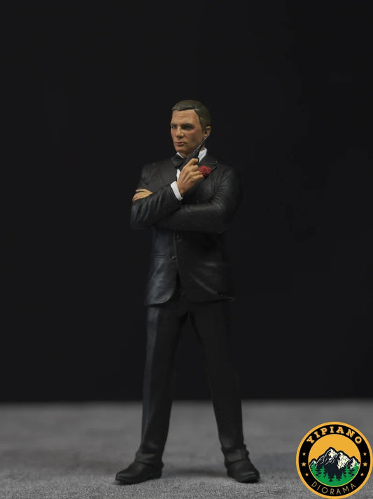 British spy figurine handpaint high detail 1:18 to HO scale