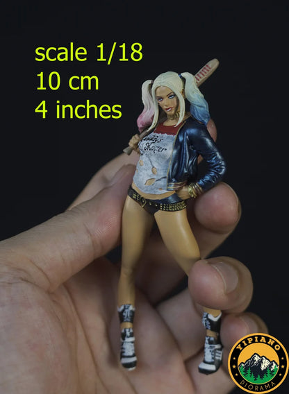 Baseball girl figure handpaint high detail 1:18 scale