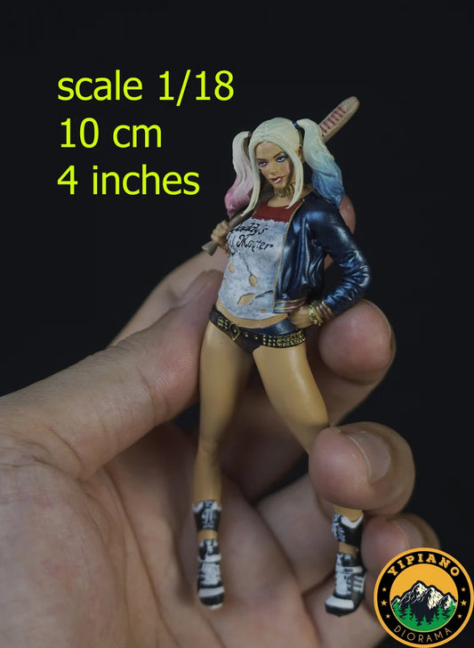 Baseball girl figure handpaint high detail 1:18 scale