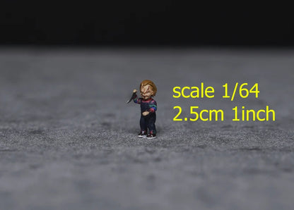 New horror killer figure 1:18 to HO scale handpaint high detail