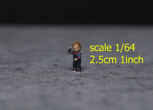 New horror killer figure 1:18 to HO scale handpaint high detail