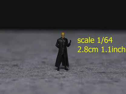 Wesker Evil figure 1:18 to HO scale handpaint high detail