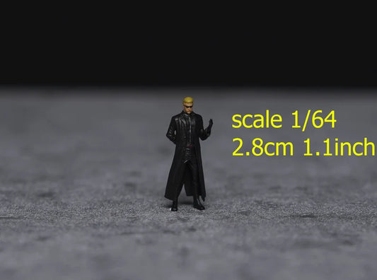 Wesker Evil figure 1:18 to HO scale handpaint high detail