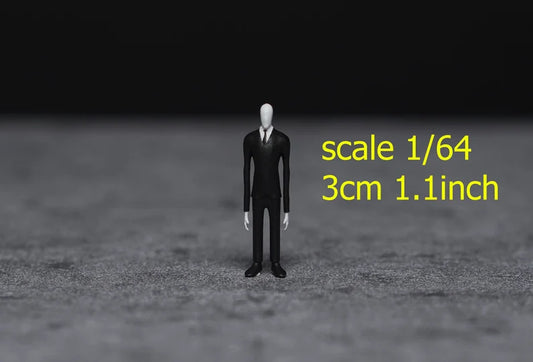 Tall horror man figure 1:18 to HO scale handpaint high detail