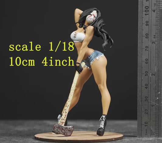 Jason Girl figure (For Custom) 1:18 to HO scale handpaint high detail