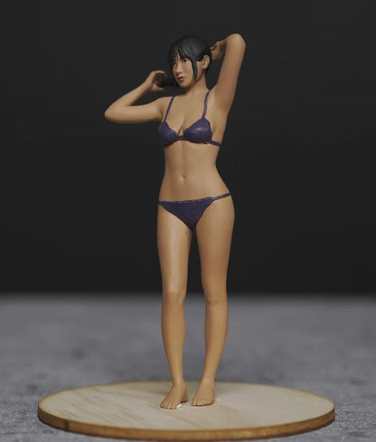 Sexy Lace Bras girl figure (FOR CUSTOM) handpaint high detail 1:18 to HO scale