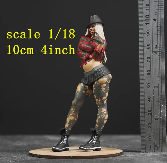 Fred horror Girl figure handpaint high detail 1:18 to HO scale
